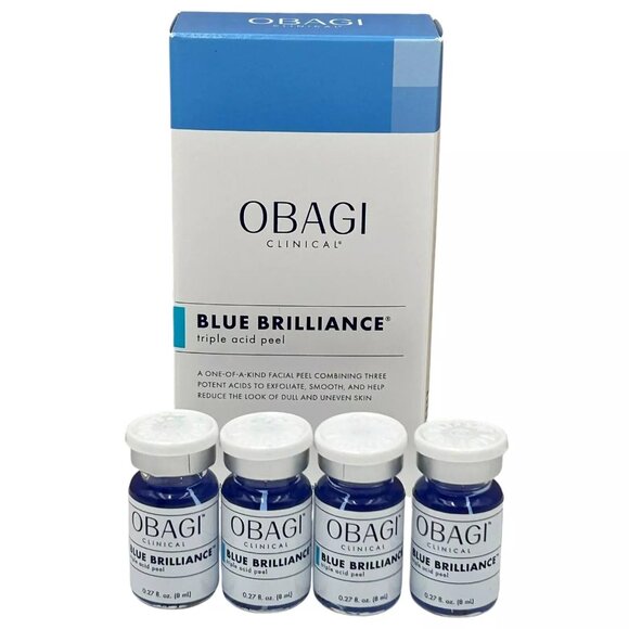 Obagi Other - OBAGI 4pc Clinical Blue Brilliance Triple Acid Peel Set For Uneven & Dull Skin